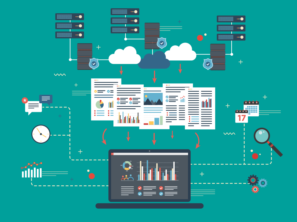 super computer - joined up thing graphic